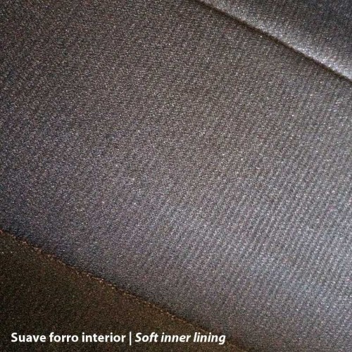 POLAINA LISA CON VELCRO Y FORRO DE NOBUCK 2