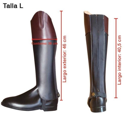 POLAINA INGLESA CON BANDA ELÃSTICA EN PANTORRILLA 2