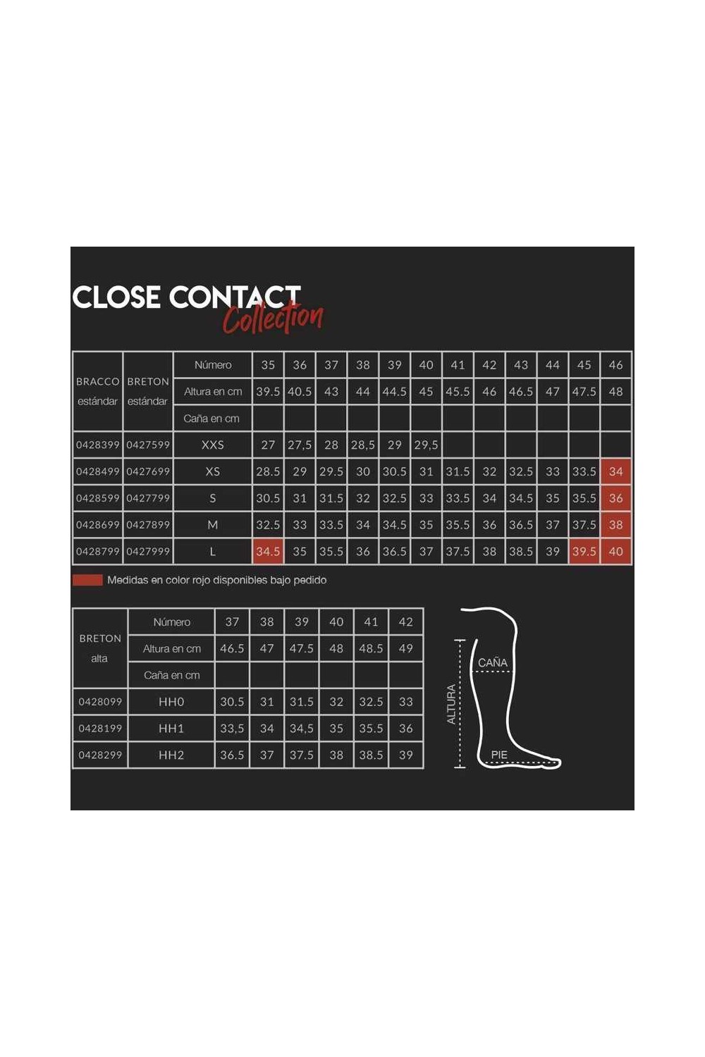 BOTAS TATTINI BRACCO CLOSE CONTACT