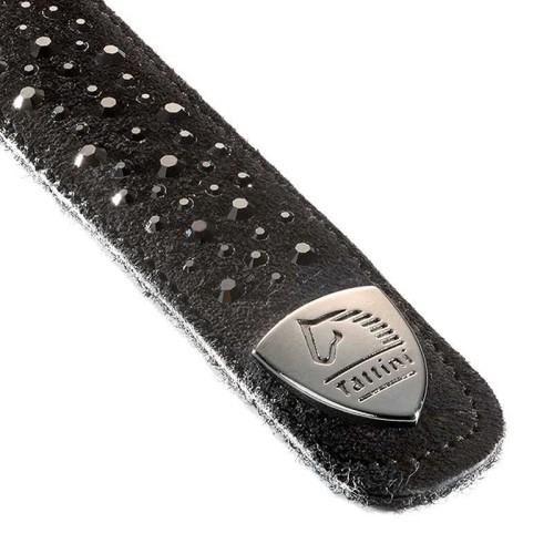 TIRA DE CUERO ATERCIOPELADO CON BRILLANTES IRREGULARES 2