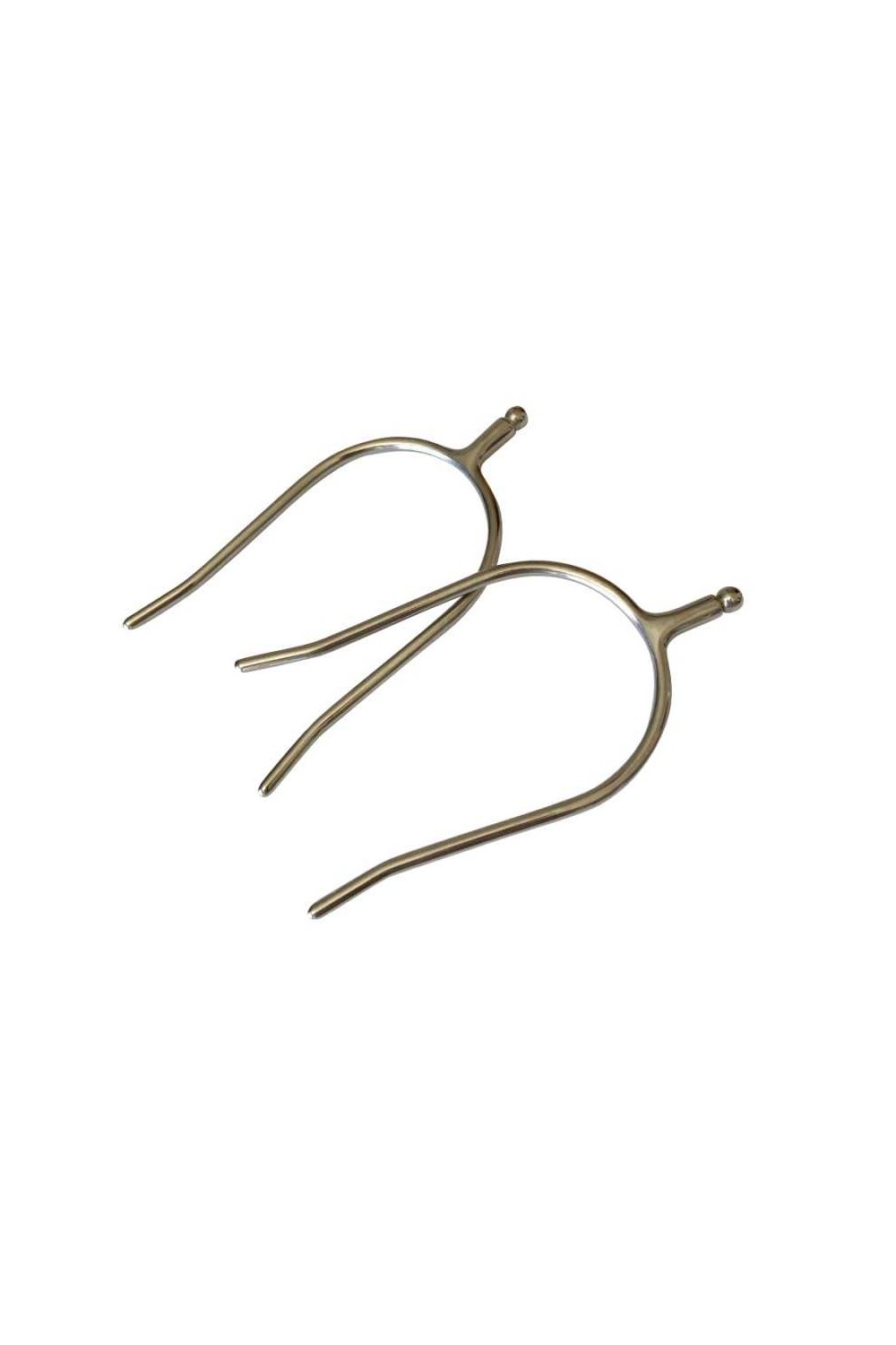 ESPUELÃN DE REJONEO GALLO RECTO CON BOLA INOX 1''