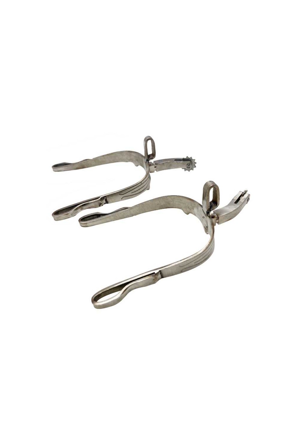 Espuela vaquera inox gallo vuelto ruleta inglesa econÃ³mica