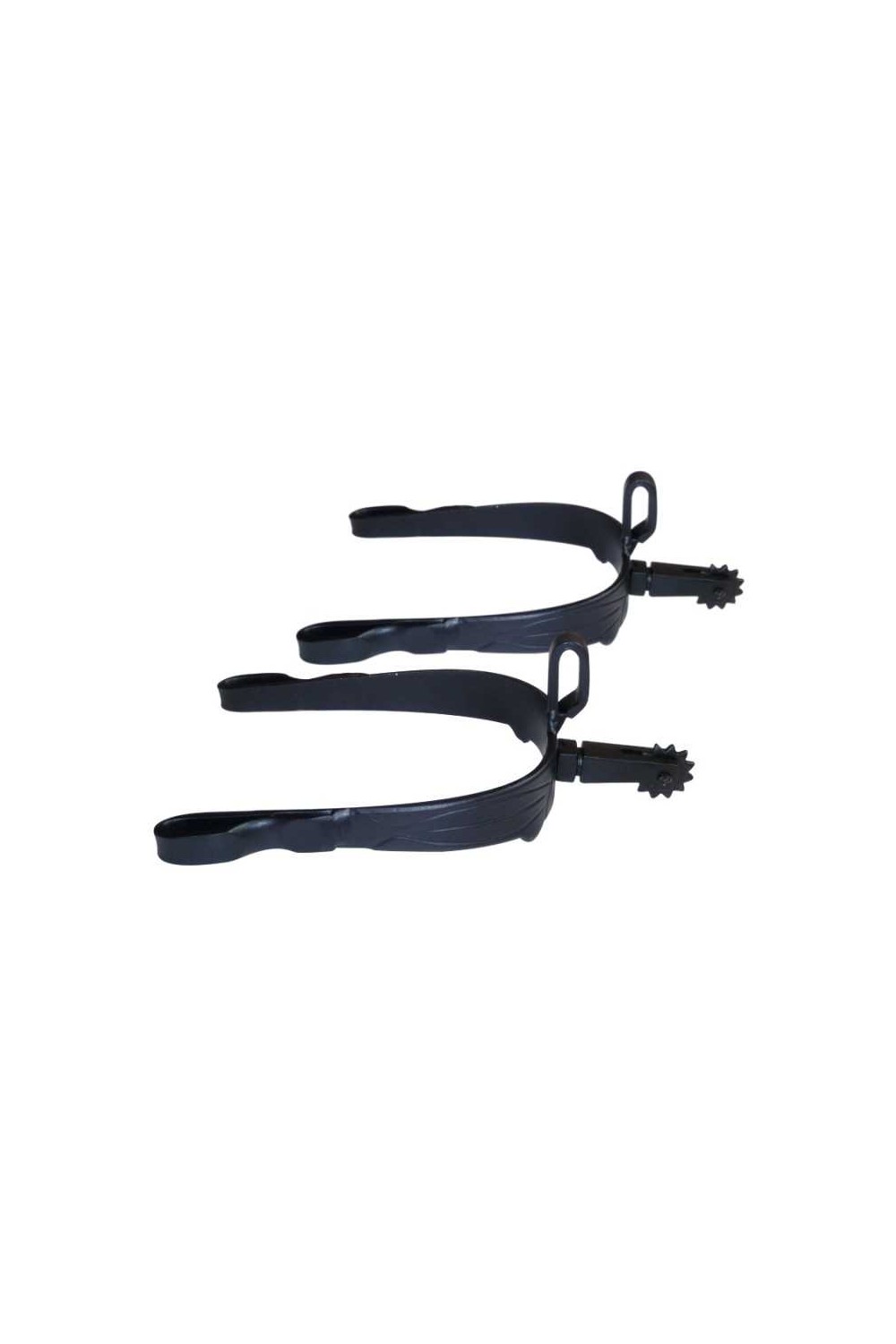 Espuela vaquera pavonada gallo recto ruleta inglesa econÃ³mica