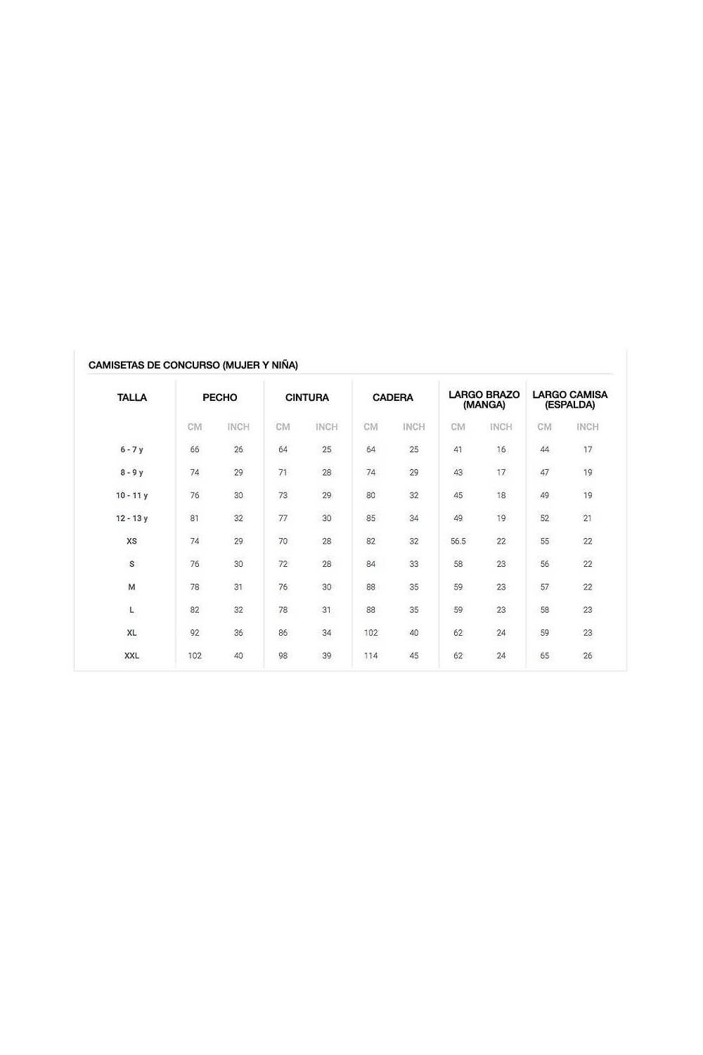 Camiseta de concurso MODERN DAME Manga corta Cavalliera