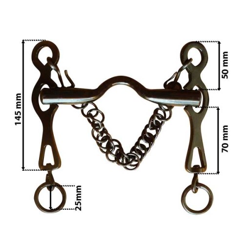 BOCADO PORTUGUÃ‰S PAVONADO EMBOCADURA LISA 2