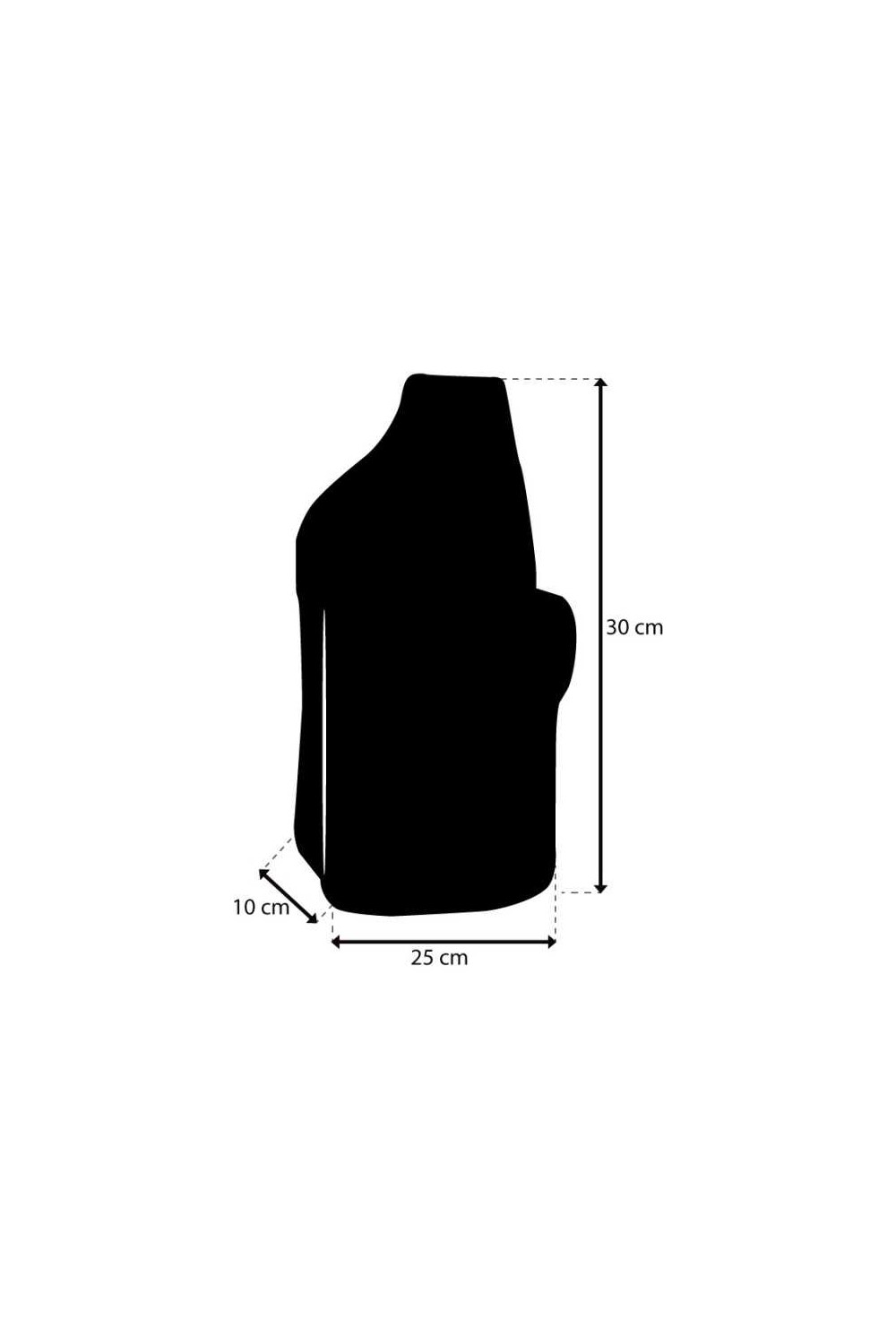 ALFORJA DE NYLON CON 2 HEBILLAS