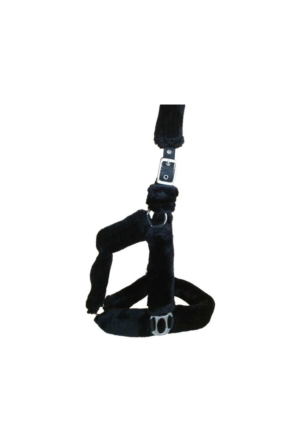 CABEZADA DE NYLON FORRADA DE BORREGUILLO