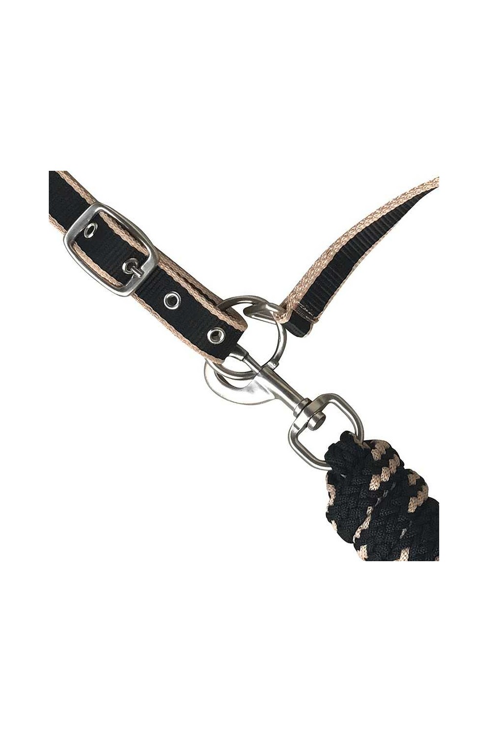 CABEZADA DE NYLON CON RAMAL