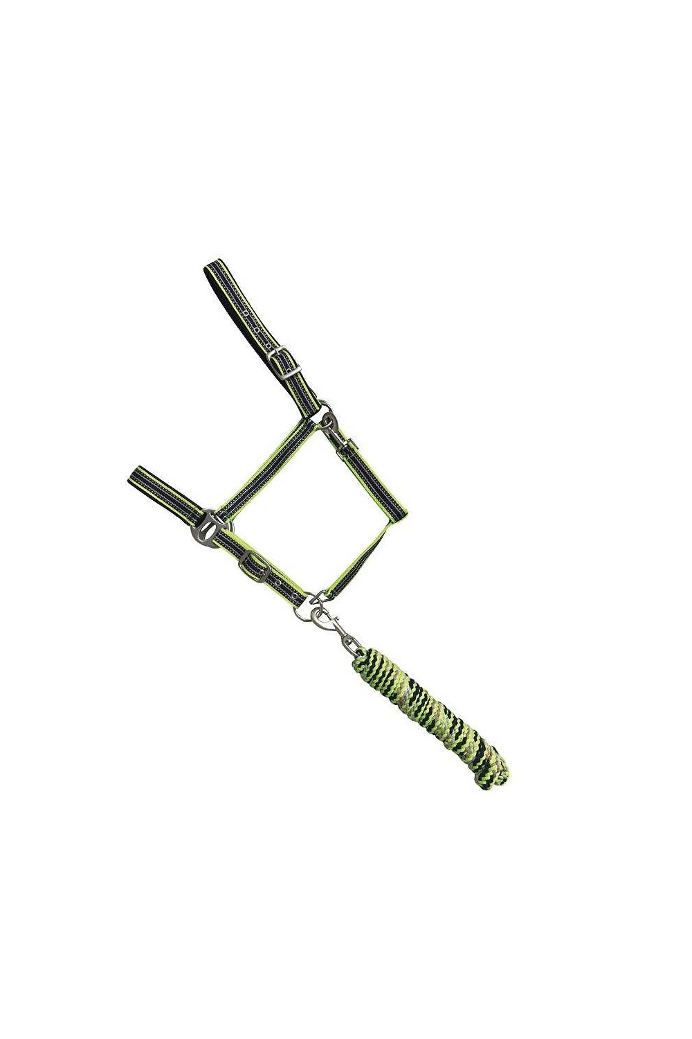 CABEZADA DE NYLON CON RAMAL COLORES NEÃ“N