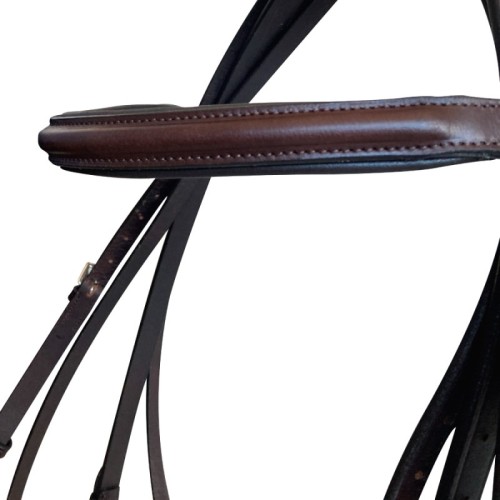 CABEZADA DE DOMA PARA FILETE Y BOCADO CON MUSEROLA ANCHA 2