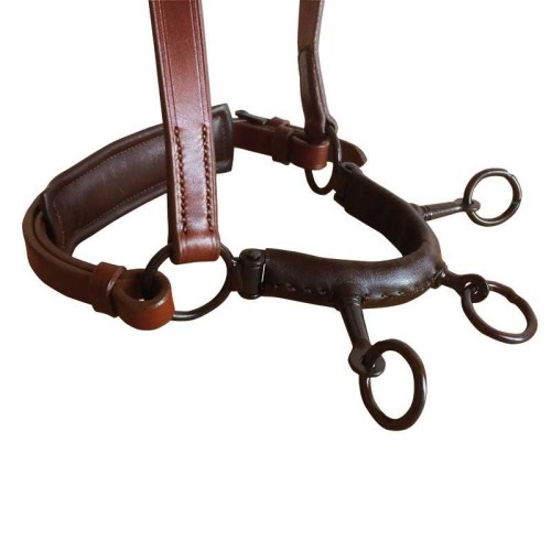 CABEZADA MARJOMAN DE DOMA CON SERRETÃ“N DE 3 PILARES Y ANILLA LATERAL 2