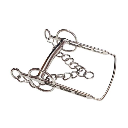 Bocado coche Liverpool inox barra recta embocadura lisa