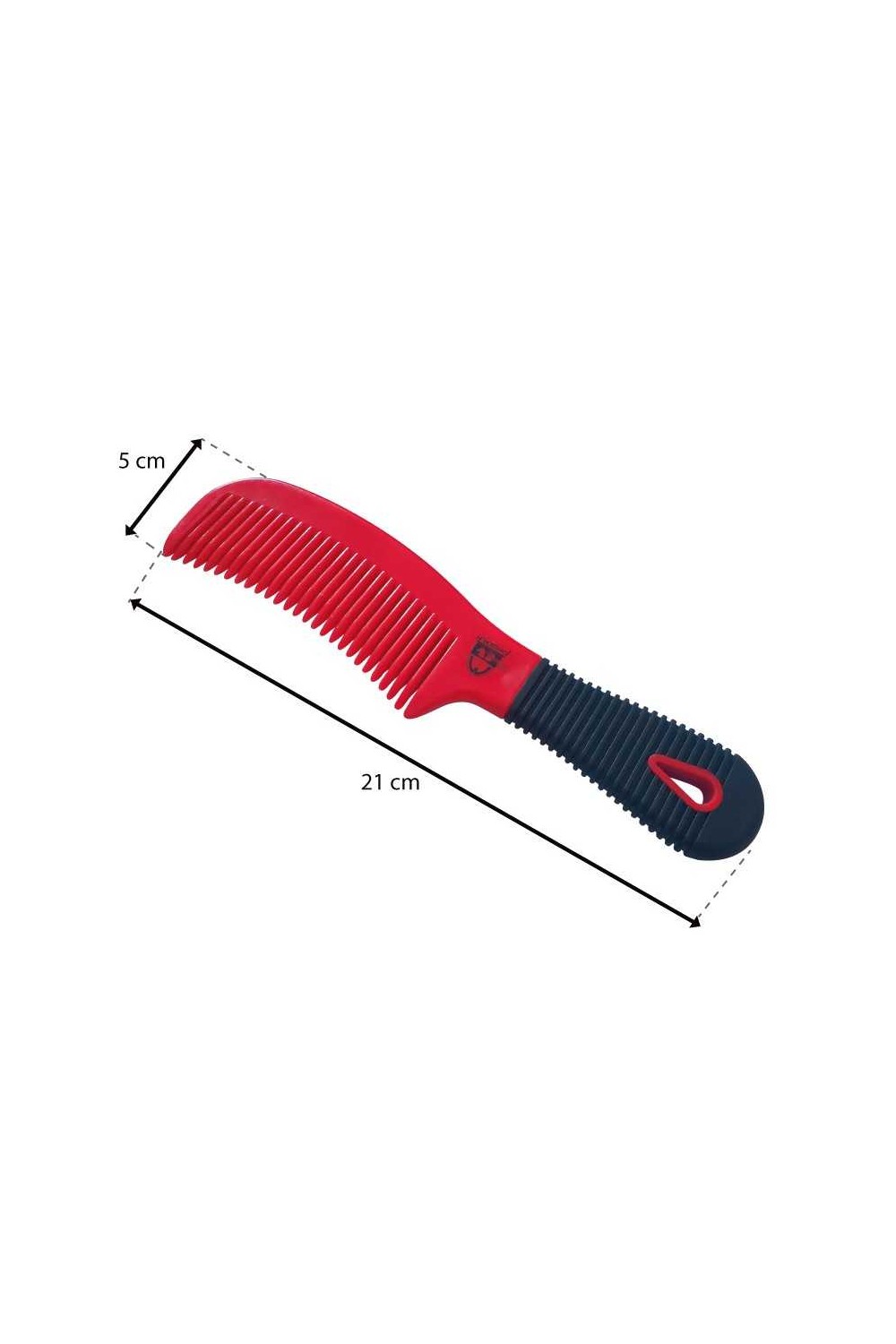 Peine de plÃ¡stico grande con mango de goma