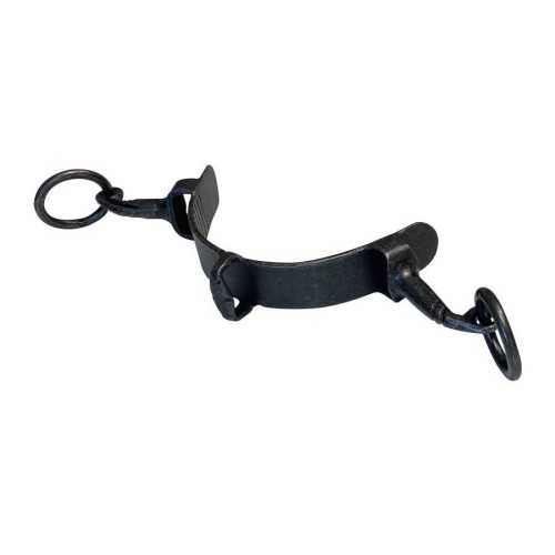 Serreta de muserola de fragua sin dientes 2 pilares, chapa 3 mm