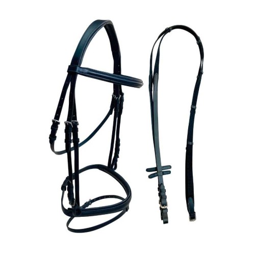 Cabezada para filete con riendas de lona