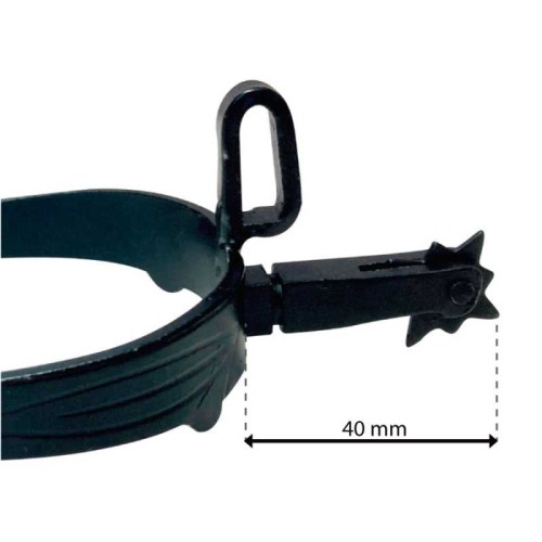 Espuela vaquera pavonada gallo recto econÃ³mica