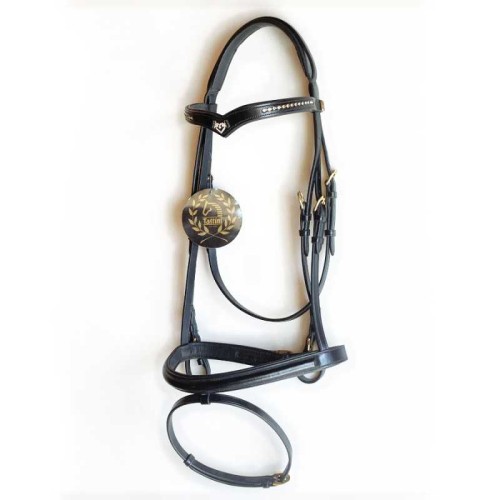 Cabezada Tattini frontalera corazÃ³n y brillantes