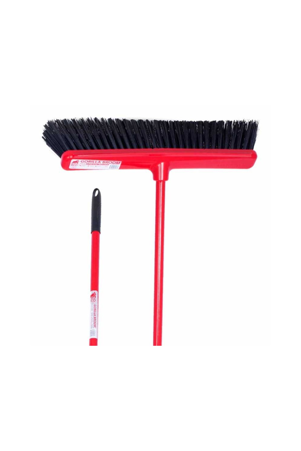 Cepillo de barrendero Red Gorilla, 50 cm, con mango