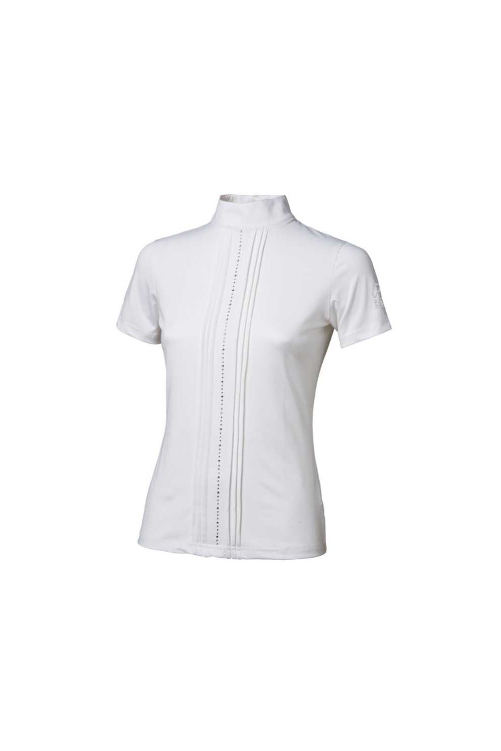 Camisa de concurso Tattini de mujer con fila de brillantes