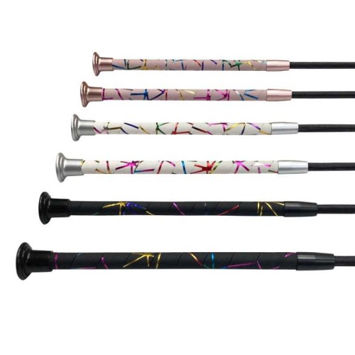 Fusta de doma con mango multicolor (set de 6)