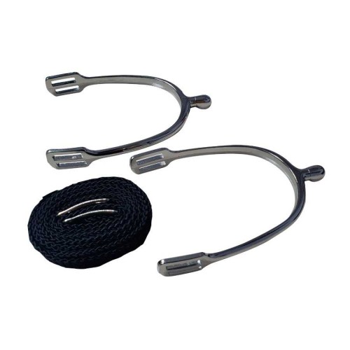 ESPUELA NIQUELADA CON CORREAS PRESENTADA EN BLÃSTER DE NIÃ‘O