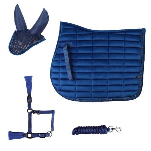 Set de mantilla + mosquero + cabezada + ramal Crown USG