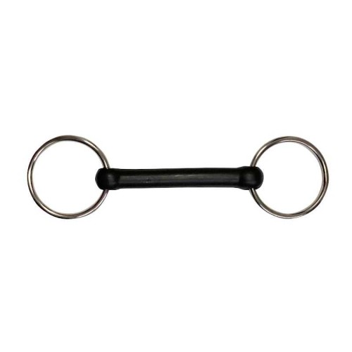 Filete de anillas inox embocadura de goma flexible