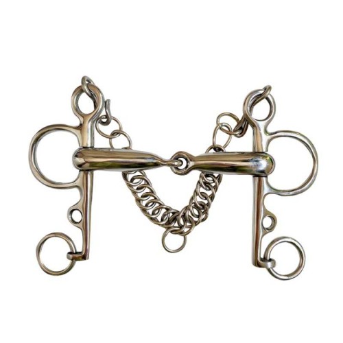 BOCADO PELHAM ARTICULADO HUECO