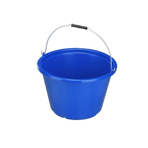 CUBO DE POLYPROPILENO CON ASA DE METAL 18 LITROS