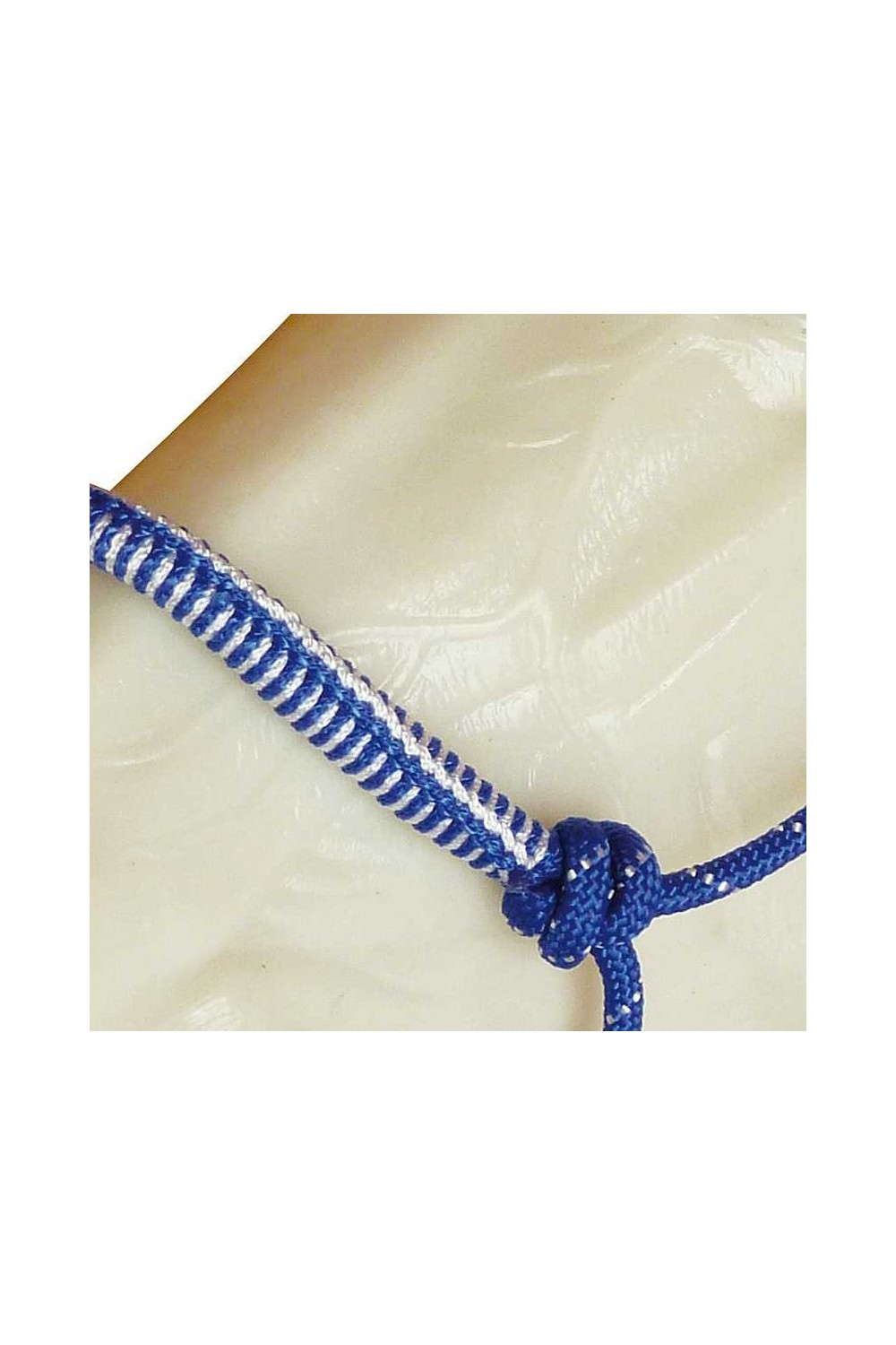 Cabezada de nudos con muserola forrada con ramal