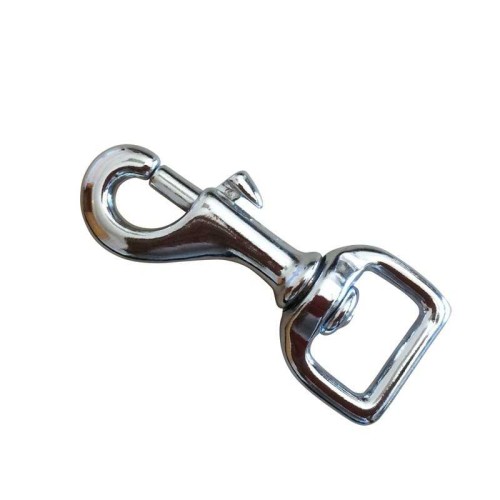 MOSQUETÃ“N DE BRONCE CON BAÃ‘O NIQUELADO