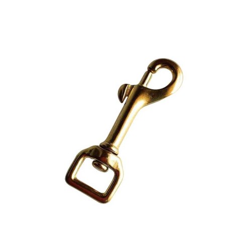 MOSQUETÃ“N PARA RIENDAS DE BRONCE OJO CUADRADO