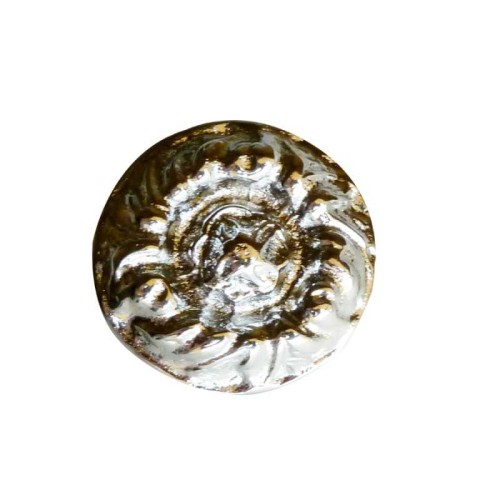 CUCARDA DE LATÃ“N PARA CABEZADA PORTUGUESA FLOR