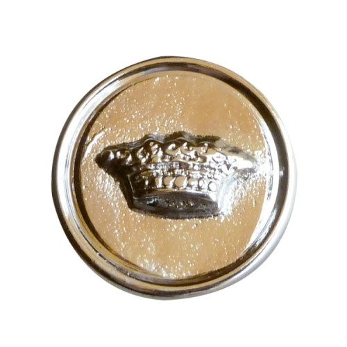 CUCARDA DE LATÃ“N PARA CABEZADA PORTUGUESA CORONA