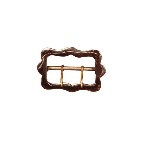 HEBILLA PARA COLLAR DE GANADO RECTANGULAR DE LATÃ“N