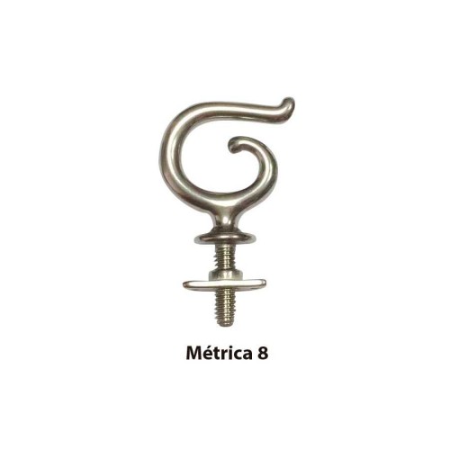 GANCHO SOBREAGUJA AC. INOX.
