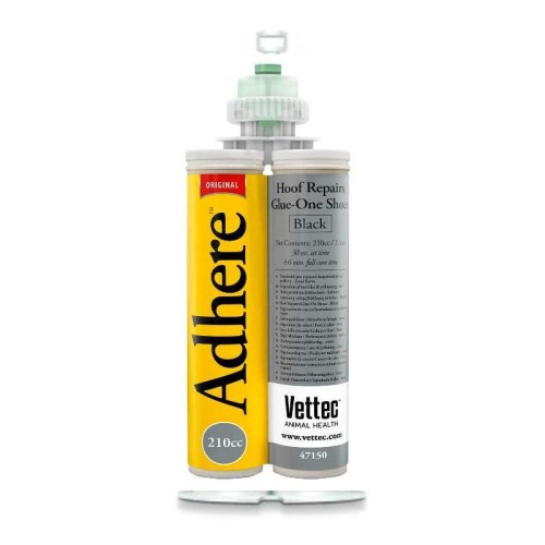 RESINA PARA REPARACION ADHERE VETTEC (beige/negra) 210 ML