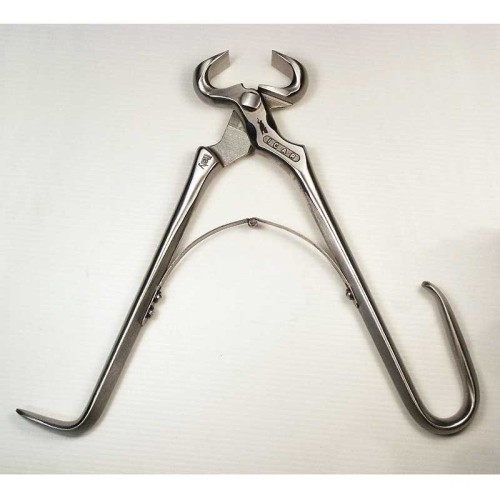 TENAZA CORTACASCOS PARA POTROS A UNA MANO ICAR 10'