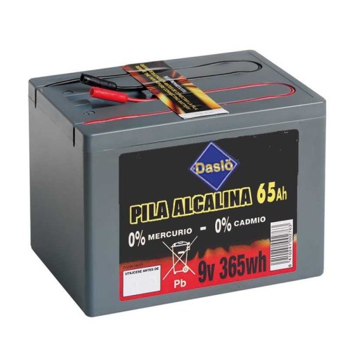 BATERIA DASLO ALCALINA 9V 365WH