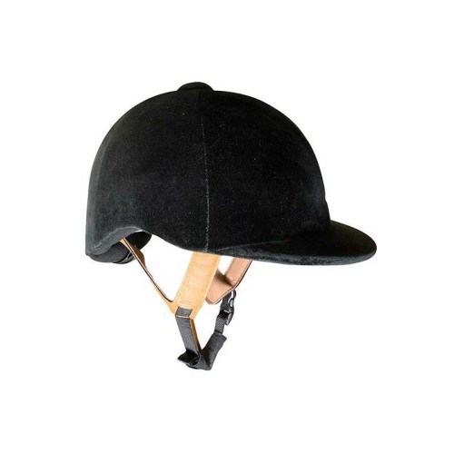 CASCO SUPER PRINCE CON BARBUQUEJO Y CORREA DE CUERO