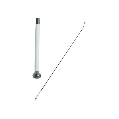 FUSTA DE DOMA CON EMPUÃ‘ADURA BLANCA REMATE METAL MONEDA