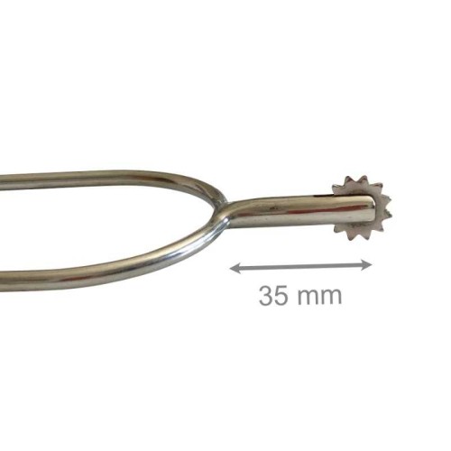 ESPUELÃN DE REJONEO GALLO LARGO CON ESTRELLA INOX