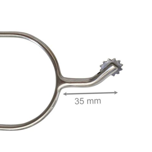 ESPUELÃN DE REJONEO MODELO VIENA CON ESTRELLA INOX