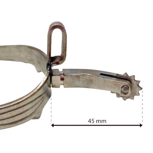 Espuela vaquera inox gallo vuelto ruleta inglesa econÃ³mica