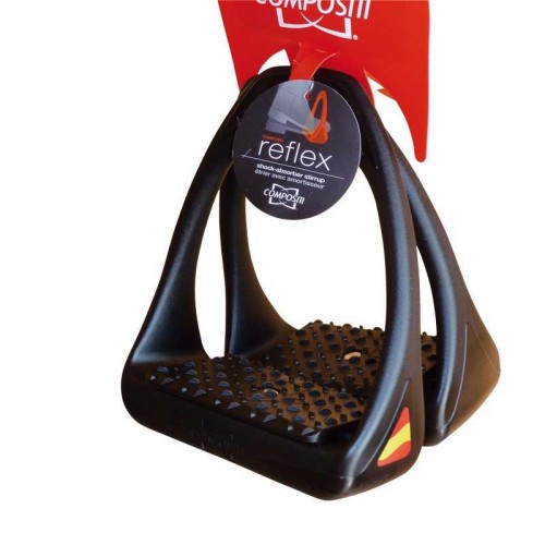 ESTRIBO COMPOSITI REFLEX CON BANDERA