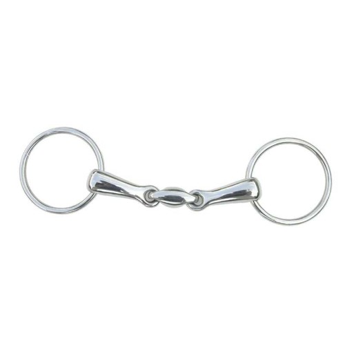 FILETE DE ANILLAS CON EMBOCADURA DE 3 PIEZAS