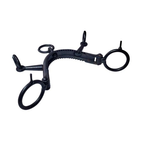 SERRETÃ“N TRES PILARES PAVONADO CON ANILLA Y PINCHO