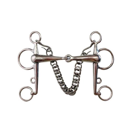 BOCADO PELHAM ARTICULADO GRUESO INOX