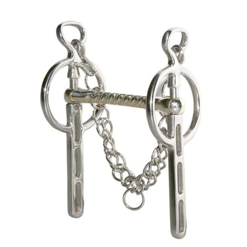 BOCADO LIVERPOOL CON BARBADA Y CADENILLA EN AC. INOX