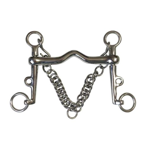 BOCADO POLO MOVIL INOX. CON CADENILLA